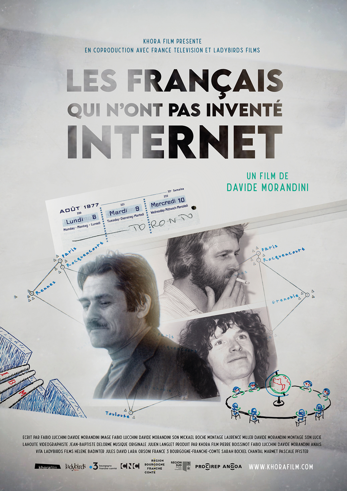 Affiche film Les français qui n'ont pas inventé Internet