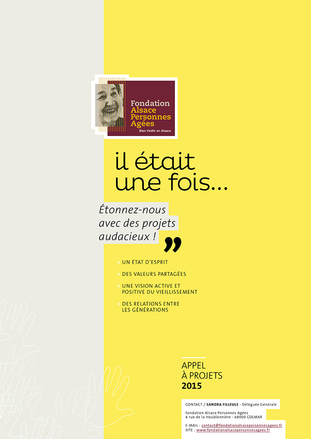 Fondation Alsace Personnes Agées, appel à projets 2015