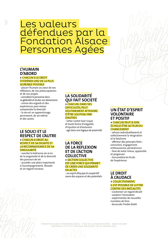 Fondation Alsace Personnes Agées, appel à projets 2015